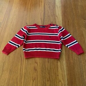 Polo Ralph Lauren Boys Striped knit Cotton Sweater